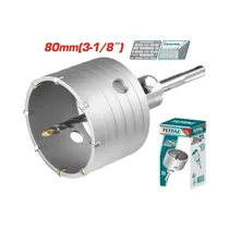 Broca Circular para Concreto Total TAC430801 80MM