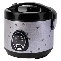 Panela Elétrica de Arroz Smartfy PE02G 700 Watts 1.8 Litro 220 - 240 V ~ 50/60 HZ - Prata/Preta