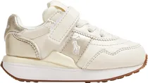 Tênis Infantil Polo Ralph Lauren RL00984100 Bege/Dourado - Masculino