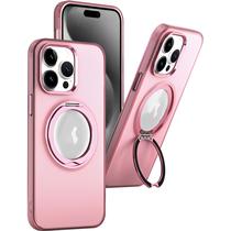 Estojo Protetor Smart Vision para iPhone 15 Pro Full 360 - Rosa