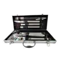 Kit de Churrasco Aco Inox com Mala