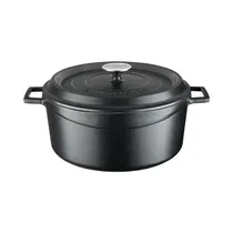 Cacerola de Hierro Fundido Lava LVYTC28EDTK2MATBL 6.71L 28 CM Negro
