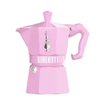 Cafetera Italiana Bialetti Moka Exclusive 9063 3 Tazas 130ML Rosa