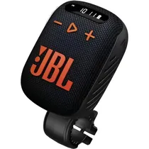 Speaker JBL Wind 3 – Aux – Bluetooth – para Bicicleta – Preto e Laranja