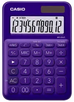 Calculadora Casio MS-20UC-PL (12 Dígitos) - Roxo