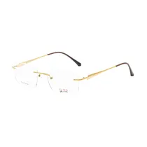 Armação para Óculos de Grau Visard Mod.7023 Col.01 Tam. 56-18-140MM - Dourado