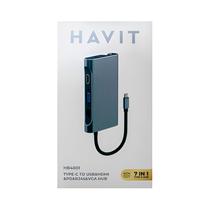 Adaptador Havit HVHB-HB4001-GY USB-C Gris