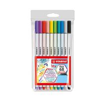 Boligrafo Stabilo Pen 68 Brush 10 Unidades