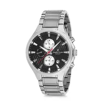 Relógio Analógico Masculino Daniel Klein Exclusive DK12133-3 - Prata e Preto