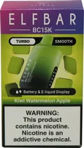 Vape Descartável Elf Bar BC15K Kiwi Watermelon Apple - 15000 Puff