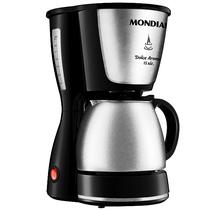 Cafeteira Mondial Dolce Arome Inox C-34 JI-15X 550 Watts 127V ~ 60HZ - Preto/Prata