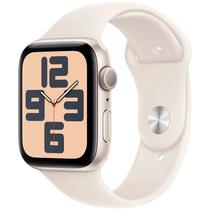 Apple Watch Se 2 44MM MXEV3LL/A 2024 com Pulseira Sport Band M/L / Aluminium Case - Starlight