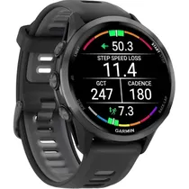 Relógio Smartwatch Garmin Forerunner 970 47 MM - Preto/Cinza Carbono DLC Titânio (010-02969-00)