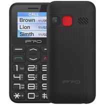 Celular Ipro F183S Dual Sim Tela de 1.8" Camera 0.08MP e Radio FM - Preto