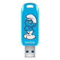 Pen Drive 64GB Sandisk Smurfs USB-A 3.0 Blue SDCZIS-064G-G46