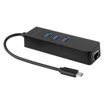 Hub Satellite A-HUBC50 - 4 Portas - USB Tipo C - 5GBPS - Preto