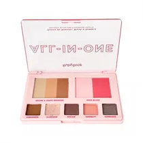 Paleta de Maquiagem Multifuncional Ruby Rose Allinone 3 Em 1 HBM1002