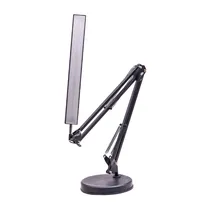Lampada de Mesa LED Luo LU-582 / 70CM / Articulavel - Preto