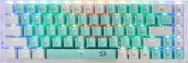 Teclado Redragon K631RGB-Pro-GW Castor Pro Sem Fio - Branco/Menta (Ingles)