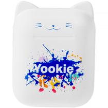 Fone de Ouvido Sem Fio Yookie YKS19 - Branco/Azul