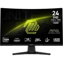 Monitor Gamer Curvo MSI Mag 242C 24" FHD 180 HZ / 1 MS - Preto