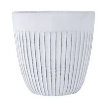 Maceta de Cerámica KPM 033445 14 X 12.5 CM Blanco