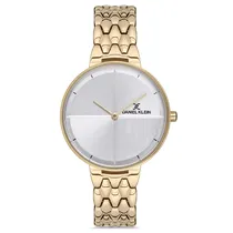 Relógio Analógico Feminino Daniel Klein DK.1.12666-6 Premium Ladies / Pulseira de Aço Inoxidável - Dourado