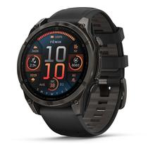 Garmin Relogio Fenix 8 47MM Amoled Sapphire Carbon Gray Pulseira Black/Pebblegray Titanium 010-02904-20