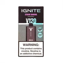 Dispositivo Descartavel Ignite V120 12000 Puffs Black Strawberry Banana