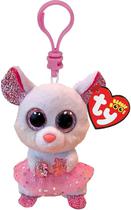 TY Peluches TY Beanie Boos Nina Ratona Bailarina Blanca Clip Tela Poliester 3 Anos + Multicolor