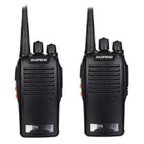 Kit Radio Comunicador Baofeng BF-777S com 2 Radios / 16 Canais / 400-470MHZ - Preto