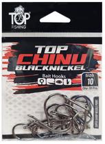 Anzol Top Fishing Chinu Black Nickel 10 com 20 PCS