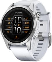 Relogio GPS Garmin Epix Pro (Gen 2) Standard Edition 42MM 010-02802-00 Silver/Whitestone