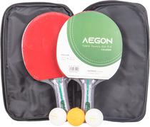 Kit de Raquete de Ping Pong Aegon AETT21019 ( 1 Par )