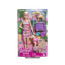 Muneca Mattel Barbie Toy Pup And Dog In A Wheelchair HTK37