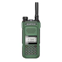 Walkie Talkie Radio Ie Baofeng BF-UV10 / 5W / VHF / Uhf / 136-174MHZ / 128 Canais - Preto/ Verde