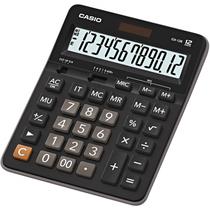 Calculadora Casio GX-12B-BK de 12 Digitos Solar/Bateria - Preto