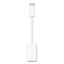 Apple Cable Adaptador MUQX3AM/A Plastico USB-C para Lightning White