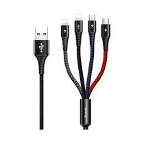 Cable Mcdodo CA-6230 USB-A A Lightning + Micro + USB-C 1.2M Negro