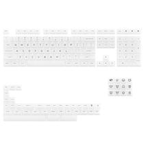 Jogo de Teclas Akko Keycap V2 - Clear White 155 Pecas