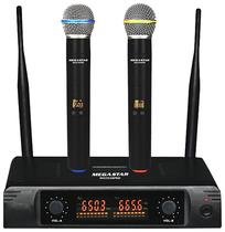 Sistema de Microfone Mega Star MIC5536PRO, Uhf Wireless (2 Microfones)