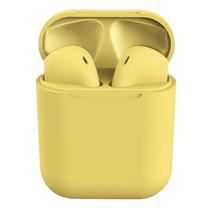 Fone de Ouvido Sem Fio Inpods 12 com Bluetooth Android/Ios - Amarelo