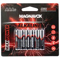 Pilhas Magnavox Max Power Alkaline AAA com 6 Pilhas - MP05131/M0