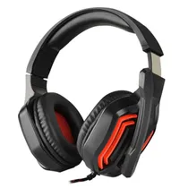 Fone de Ouvido Gamer Satellite Headset AE-361 USB Preto Vermelho