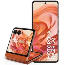 Smartphone Motorola Razr 50 XT2453-1 NFC Nano + Esim de 512GB/12GB Ram de 6.9" 50+13MP/32MP - Naranja