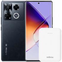 Smartphone Infinix Note 40 Pro 5G NFC Dual Sim de 256GB/8GB Ram de 6.78" 108 + 2 + 2MP/32MP - Black + Carregador Wireless