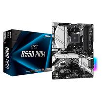 Placa Mae Asrock B550 PRO4 DDR4 Socket AM4 Chipset AMD B550 ATX