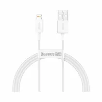 Cable Baseus CALYS-A02 USB-A A Lightning 1M Blanco