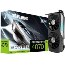 Placa de Vídeo Zotzac Gerforce RTX4070 Edge Oc 12GB GDDR6X - Black