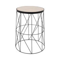 Mesa Auxiliar KPM 029666 37 CM Negro